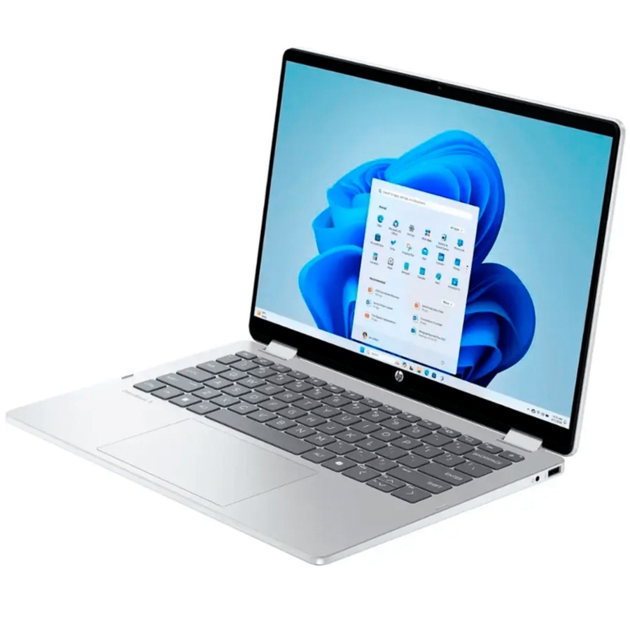 HP OmniBook 5 Flip | Core 5 120U | 512GB SSD | 8GB RAM DDR5 OB | 14" 2K | TOUCHSCREEN | Backlit Keyboard | Win11 | GLACIER SILVER | 3Y Warranty – תמונה 5
