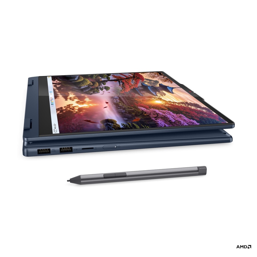 Lenovo 5 2-IN-1 | Ryzen AI 7 350 | 1TB SSD | 16GB RAM | 16" WUXGA | TOUCHSCREEN | Win11 | Backlit Keyboard | Digital Pen 2 | COSMIC BLUE | 3Y Warranty – תמונה 2